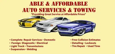 Able And Affordable Auto Service And Towing