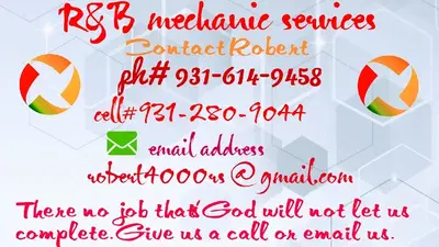 R&B Mobile Mechanic services